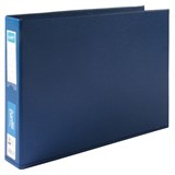 A3 4D RING 38MM BINDER BLUE LANDSCAPE OBLONG PVC BANTEX 1268401 100851428