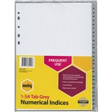 A4 MARBIG PVC 154 DIVIDERS 35140 ACO35140 GREY SET