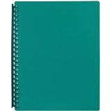 A4 MARBIG REFILLABLE DISPLAY BOOKS GREEN 20 POCKET