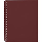 A4 MARBIG REFILLABLE DISPLAY BOOKS MAROON 20 POCKET