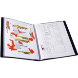 A3 MARBIG DISPLAY BOOK FIXED 20 POCKET FRONT INSERT POCKET