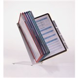 DURABLE VARIO DISPLAY SYSTEM TABLE 10 A4 10 ASSORTED PANELS