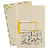 AVERY TUBECLIP FILES Buff Printed Green Box 20