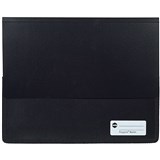 MARBIG POLYPICK DOCUMENT WALLET A4 HEAVY DUTY BLACK