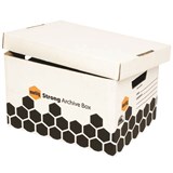 ARCHIVE BOX MED STRONG 80024 DOUBLE END WALLS AND BASE  SINGLES