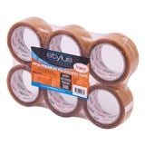 VIBAC PP30R PACKAGING TAPE CLEAR 48MMX75M T6348C PK6