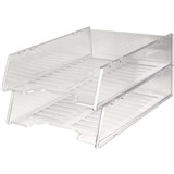 ITALPLAST DOCUMENT TRAY MULTIFIT CLEAR