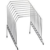 ITALPLAST STEP FILE ORGANISER LARGE CHROME