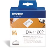 DK LABELS WHITE SHIPPINGNAME BADGE 62X100MM DK11202