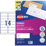 AVERYECO L7163 MAILING LABELS Laser 14Sht 991x381mm BX20