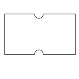 PRICING GUN LABELS 21X12MM WHITE REMOVABLE PK10