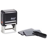 DESKMATE DIY STAMP KIT 6 Lines 34mm Text Black