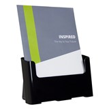 DEFLECTO BROCHURE HOLDER SUSTAINABLE OFFICE A4 BLACK