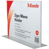ESSELTE SIGN  MENU HOLDER A4 DOUBLE SIDED LANDSCAPE