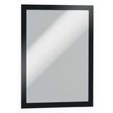 DURABLE MAGAFRAME SIGN HOLDER A4 ADHESIVE BACK BLACK PACK 2