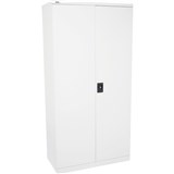 GO STATIONERY CUPBOARD H1830xw910xd450mm Silver Grey
