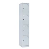 STEEL STORAGE LOCKER 380 WIDE 4 DOOR