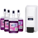 NORTHFORK FOAMING HAND WASH Dispenser Starter Pk  4 Cart