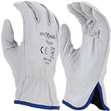 MAXISAFE RIGGER GLOVES NATURAL FULLGRAIN LEATHER XL