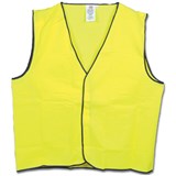 MAXISAFE HIVIS SAFETY VEST Day Use Class D Yellow  Large