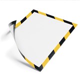 DURABLE DURAFRAME SECURITY A4 Yellow  Black Pack 2