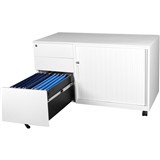 STEELCO TRIMLINE MOBILE CADDY Left Hand Drawer Orientation H615xW1050WxD500
