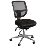 MIAMI MESH ERGONOMIC CHAIR NO ARMS BLACK
