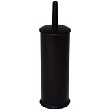 TOILET BRUSH SET COMPASS 100x270MM HANDLE 380MM POWDER COATED BLACK