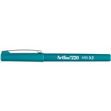 ARTLINE 220 FINELINER PENS 02MM DARK GREEN PACK OF 12