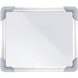 ZART WHITEBOARD MAGNETIC DOUBLE SIDED 25CMX21CM ALUMINIUM FRAME