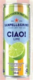 SAN PELLEGRINO CIAO LIME SPARKLING WATER 330ML CTN24