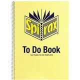 SPIRAX 706 TO DO BOOK A4 140 PAGE