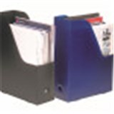 MARBIG MAGAZINE HOLDER PP W90xD247x H320 BLACK PK2 2019102