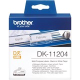 DK LABELS DK11204 WHITE MULTIPURPOSE RETURN  ADDRESS 17X54MM