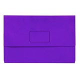 DOCUMENT WALLET FOOLSCAP SLIMPICK MANILLA BRIGHT PURPLE EACH 4004319