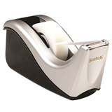 SCOTCH C60 TAPE DISPENSER C60 SUITS 33M TAPE SILVER