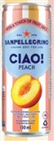 SAN PELLEGRINO CIAO PEACH SPARKLING WATER 330ML CTN24