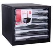 DESK DRAWER ORGANISER FILING CABINET 5 DRAWER NO LOCK 