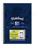 NOTEBOOK OXFORD B5 SCRIBZEE COMPATIBLE NAVY 120PG