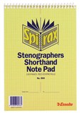 SPIRAX 566 STENOGRAPHER BOOK 225X152 TOP OPENING