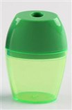 STAT CANISTER SHARPENER Single Hole Yellow  Green Barrel Sharpener EACH