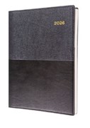 COLLINS VANESSA DIARY A4 1 DAY TO A PAGE BLACK 145V99 DIARY