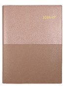 COLLINS VANESSA FINANCIAL YEAR DIARY A4 DAY TO A PAGE ROSE GOLD CHAMPAGNE 1ST JULY  30TH JUNE