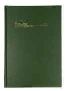 COLLINS FINANCIAL YEAR DIARY A4 DAY TO PAGE GREEN 1ST JULY  30TH JUNE