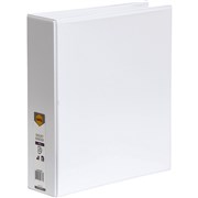 MARBIG CLEARVIEW INSERT BINDER A4 4D RING 50MM WHITE