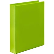 MARBIG CLEARVIEW INSERT BINDER A4 2D RING 38MM LIME