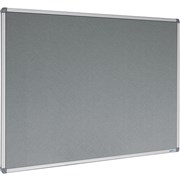 VISIONCHART PINBOARD FELT 2400 x 1200mm Grey