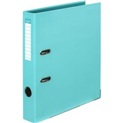 COLOURHIDE LEVER ARCH FILE A4 PLASTIC AQUA HALF ARCH