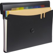 MARBIG PROFESSIONAL EXPANDING FILE 7 REMOVABLE POCKETS BLACK LANDSCAPE