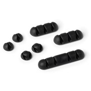 CAVOLINE CLIP MIX CABLE CLIPS SELFADHESIVE GRAPHITE PACK OF 7